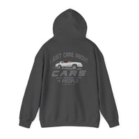 I Just Care About Cars Hooded Sweatshirt