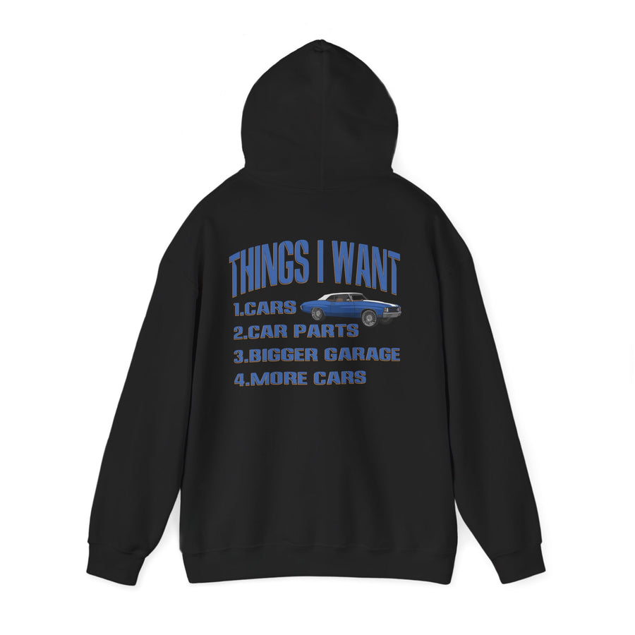 Things I Want Hooded Sweatshirt