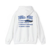 Things I Want Hooded Sweatshirt