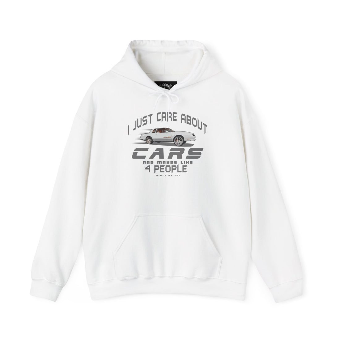 I Just Care About Cars Hooded Sweatshirt