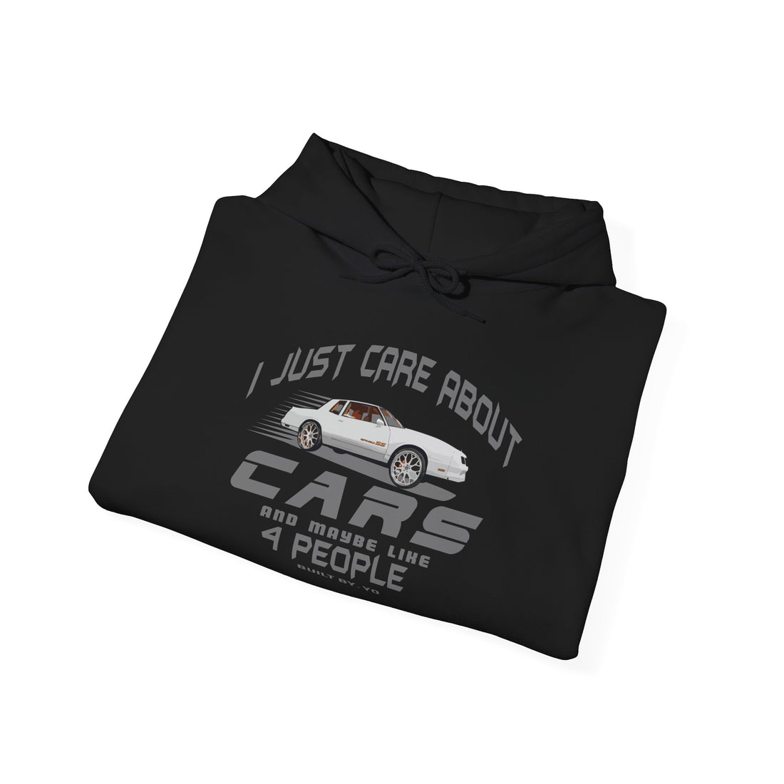 I Just Care About Cars Hooded Sweatshirt