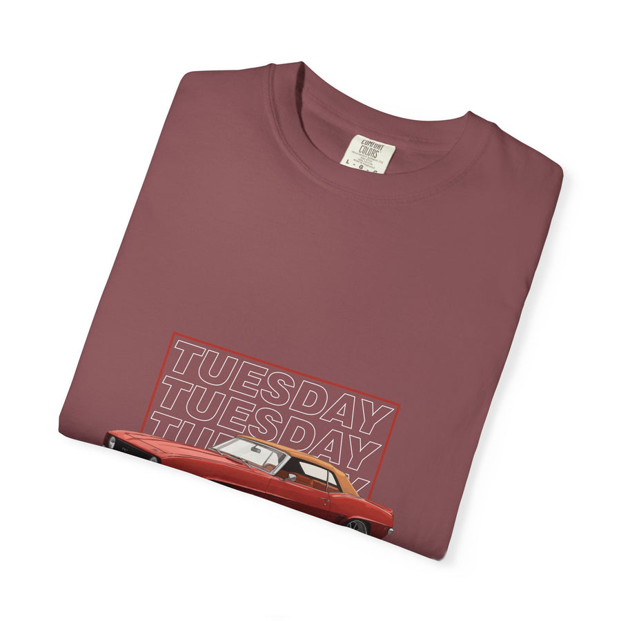 Tuesday Built-by-Yo Unisex Garment-Dyed T-shirt