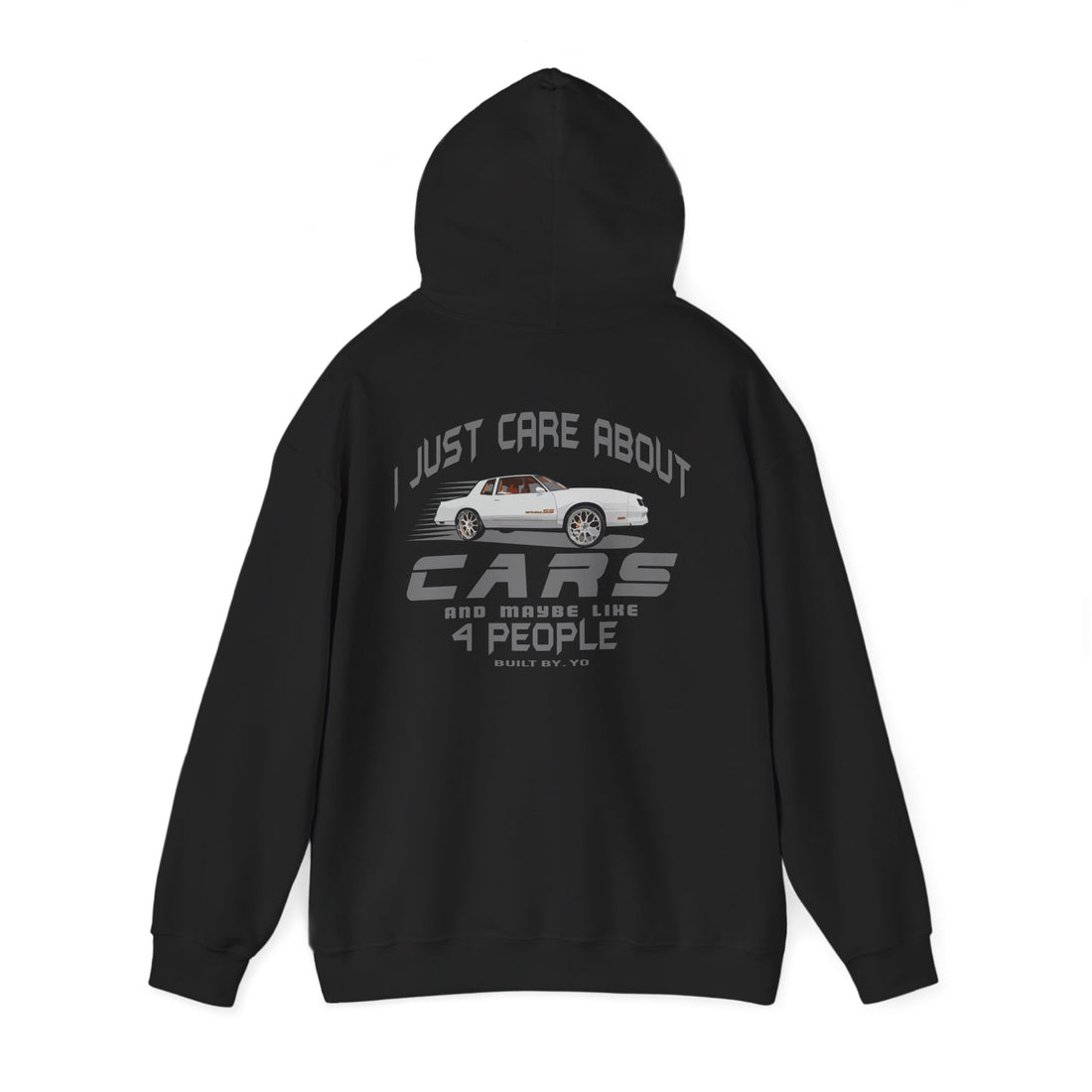 I Just Care About Cars Hooded Sweatshirt