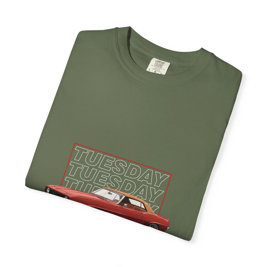 Tuesday Built-by-Yo Unisex Garment-Dyed T-shirt