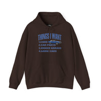 Things I Want Hooded Sweatshirt