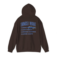 Things I Want Hooded Sweatshirt