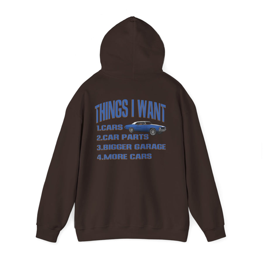 Things I Want Hooded Sweatshirt