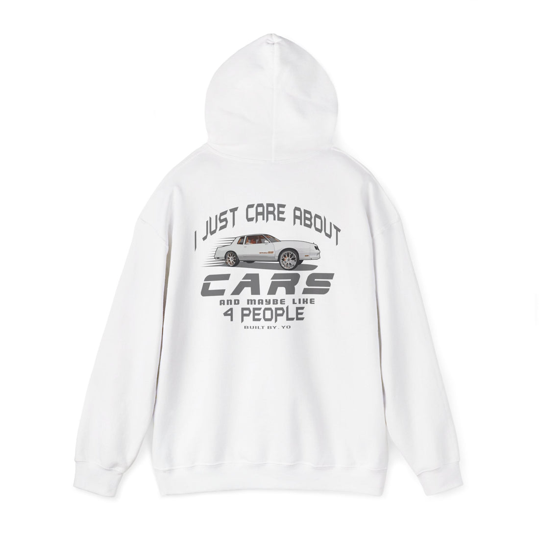 I Just Care About Cars Hooded Sweatshirt