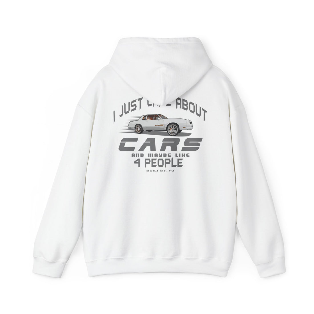 I Just Care About Cars Hooded Sweatshirt