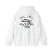 I Just Care About Cars Hooded Sweatshirt