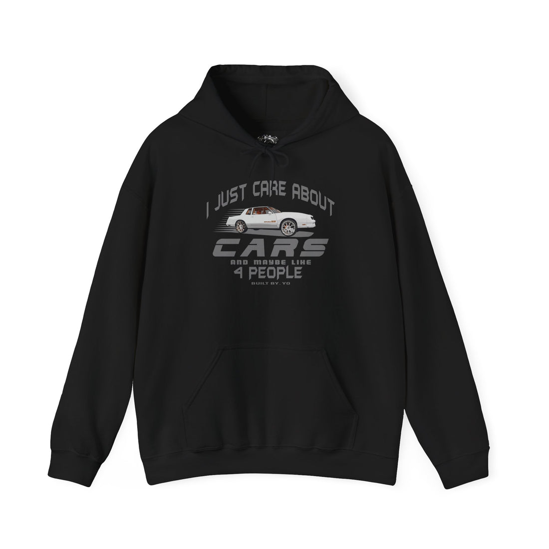 I Just Care About Cars Hooded Sweatshirt