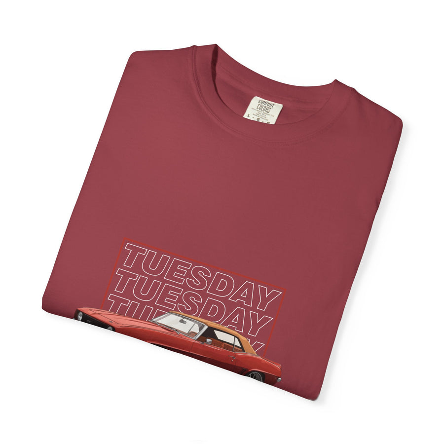 Tuesday Built-by-Yo Unisex Garment-Dyed T-shirt