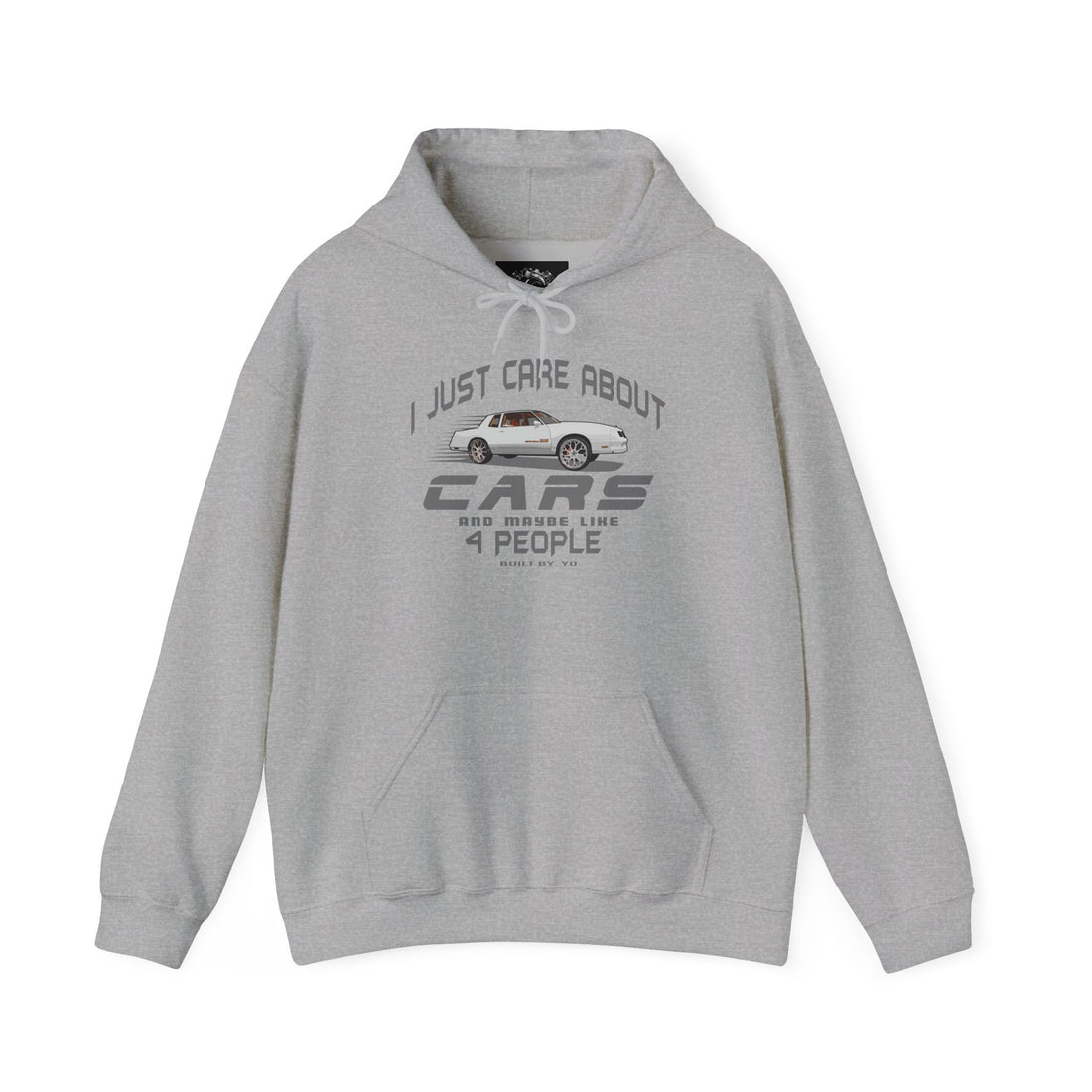 I Just Care About Cars Hooded Sweatshirt