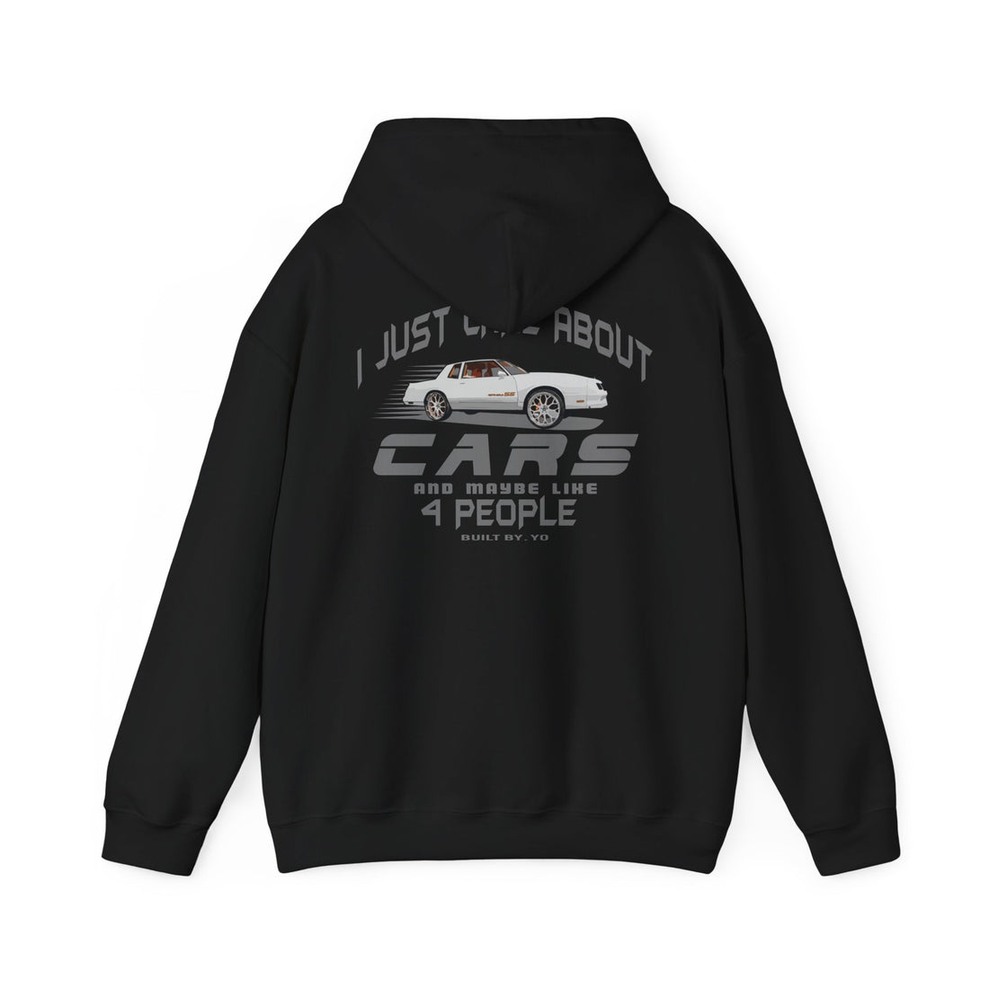 I Just Care About Cars Hooded Sweatshirt