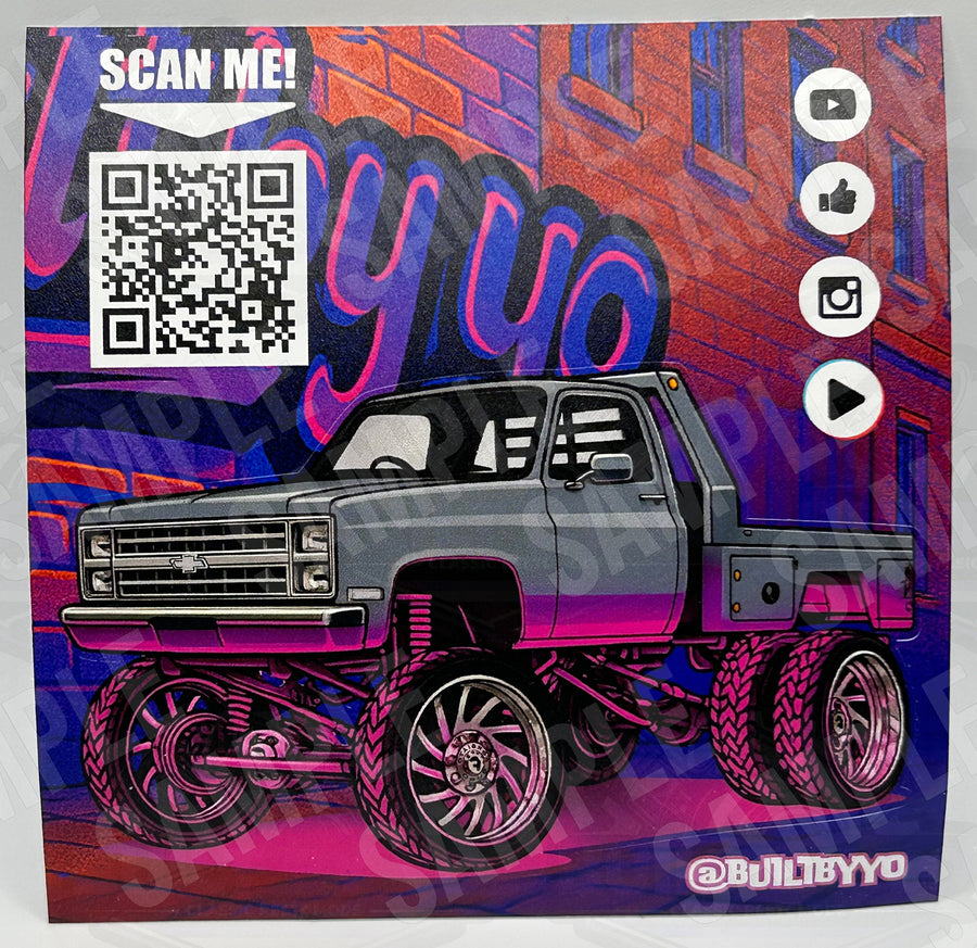 Built By Yo – Sticker Pack (6-Pack Collection) Matte Kiss-Cut Vinyl – All 4"x2" or 4"x4"