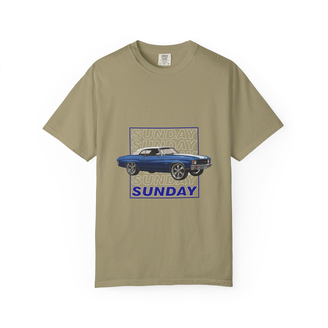 Sunday Built-by-Yo Unisex Garment-Dyed T-shirt