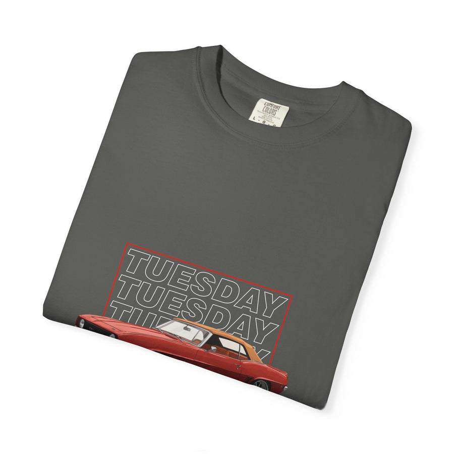 Tuesday Built-by-Yo Unisex Garment-Dyed T-shirt