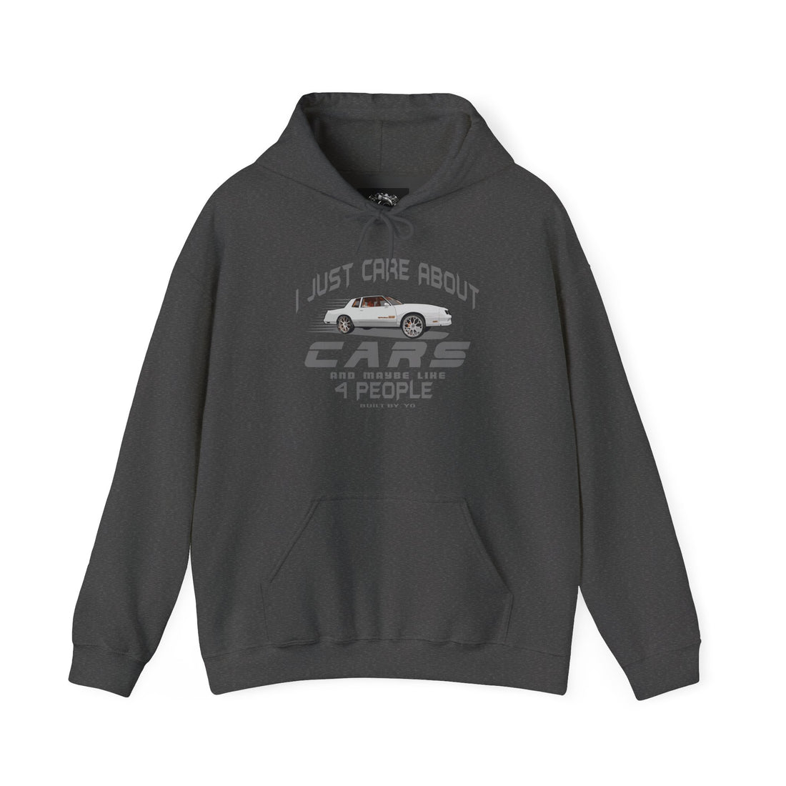 I Just Care About Cars Hooded Sweatshirt