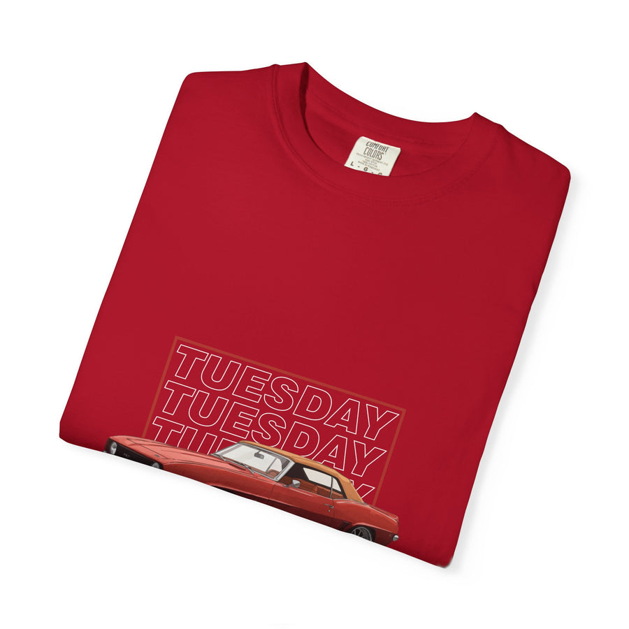 Tuesday Built-by-Yo Unisex Garment-Dyed T-shirt