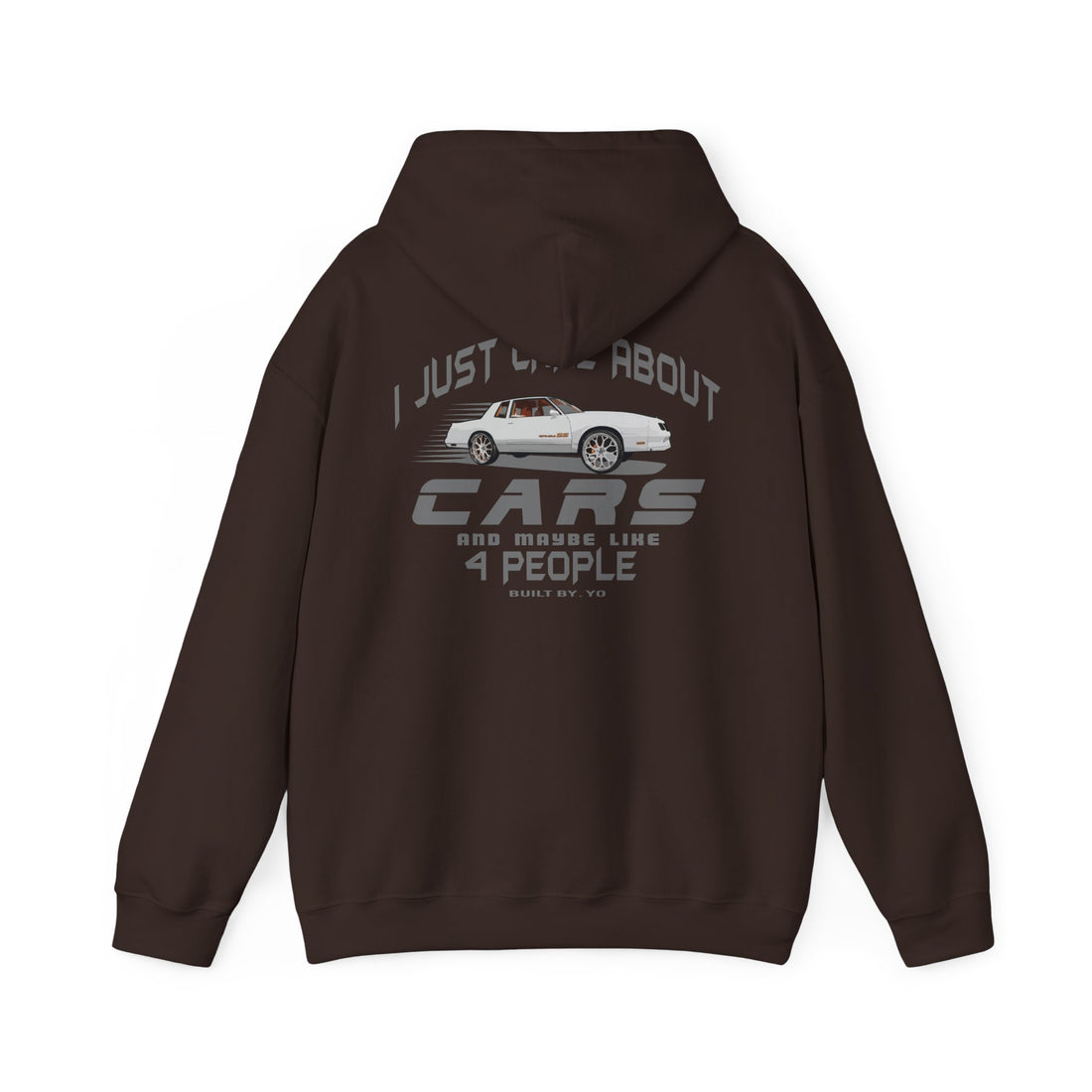 I Just Care About Cars Hooded Sweatshirt