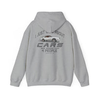 I Just Care About Cars Hooded Sweatshirt