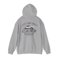 I Just Care About Cars Hooded Sweatshirt