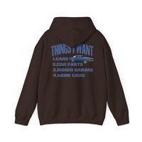 Things I Want Hooded Sweatshirt