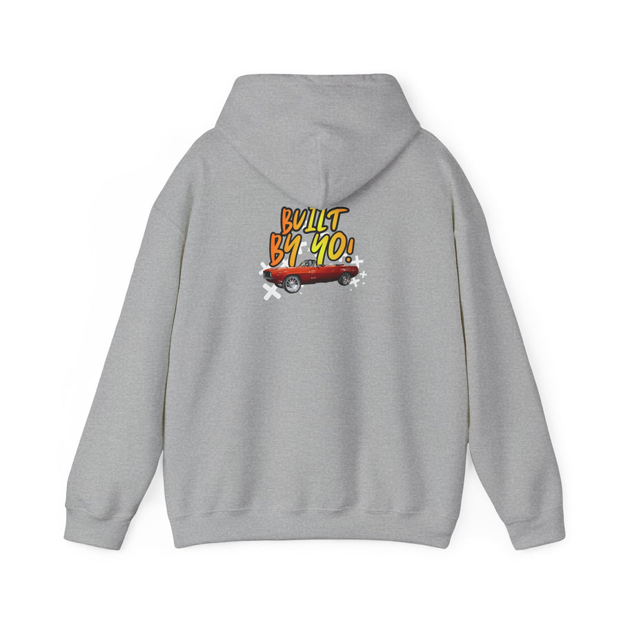 Burgundy Camaro Built-by-Yo Hooded Sweatshirt