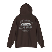 I Just Care About Cars Hooded Sweatshirt