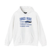 Things I Want Hooded Sweatshirt