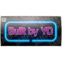 Built By Yo – Sticker Pack (6-Pack Collection) Matte Kiss-Cut Vinyl – All 4"x2" or 4"x4"