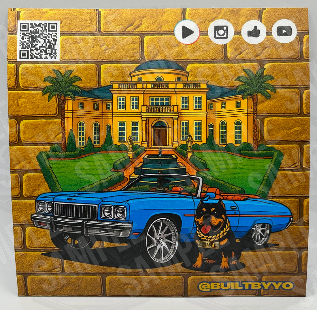 Built By Yo – Sticker Pack (6-Pack Collection) Matte Kiss-Cut Vinyl – All 4"x2" or 4"x4"