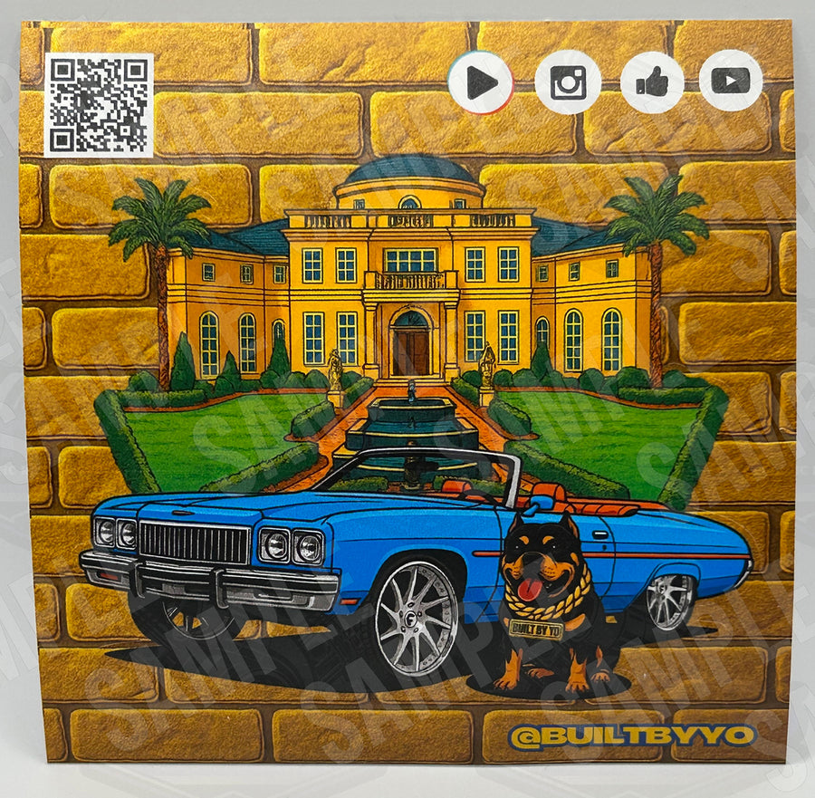 Built By Yo – Sticker Pack (6-Pack Collection) Matte Kiss-Cut Vinyl – All 4"x2" or 4"x4"